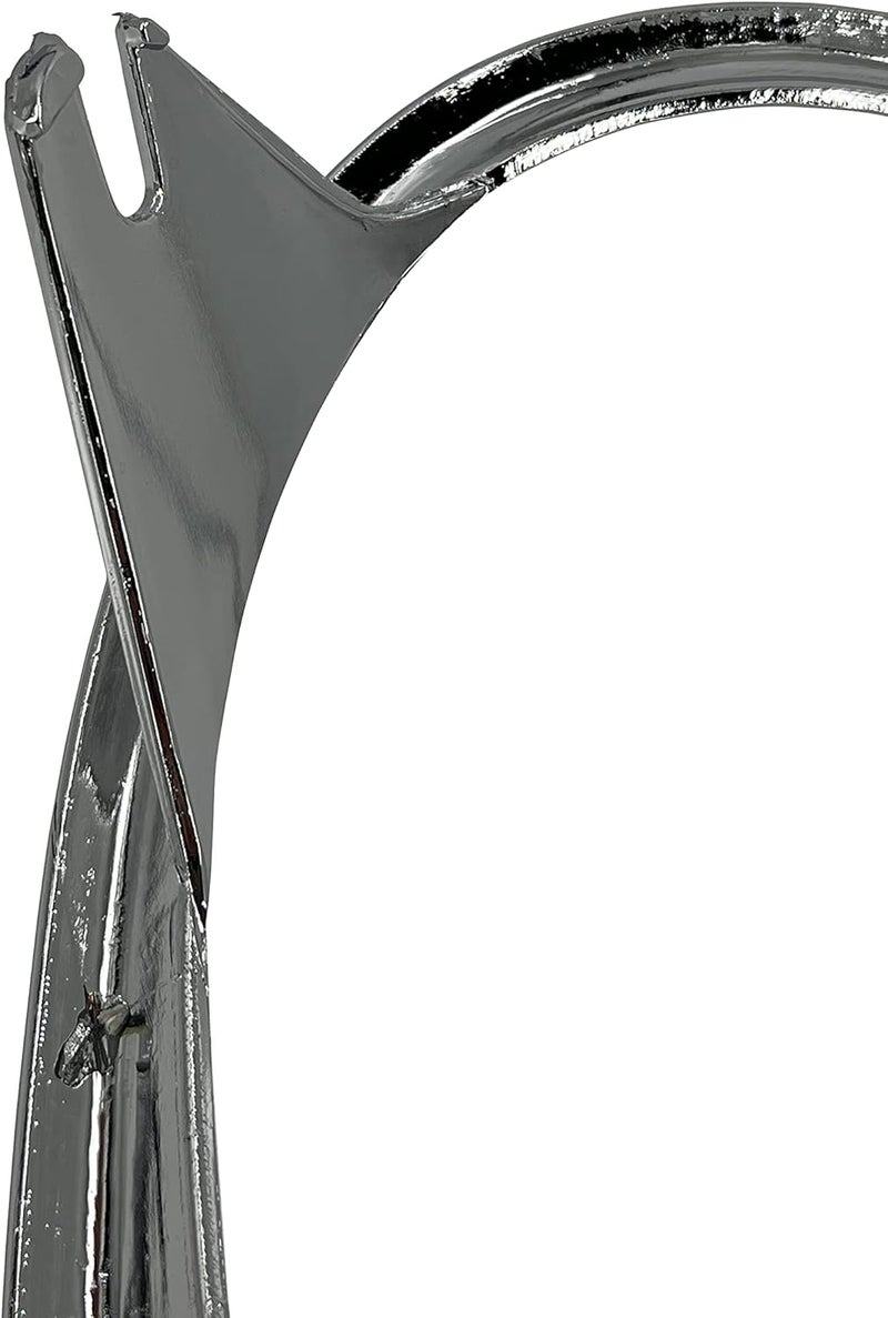 Torque Passenger Right Side Chrome Headlight Bezel Trim Replacement for 2001-2022 Freightliner Columbia semi Trucks Models Assembly DOT SAE Approved RH (TR592-R) - Image 1